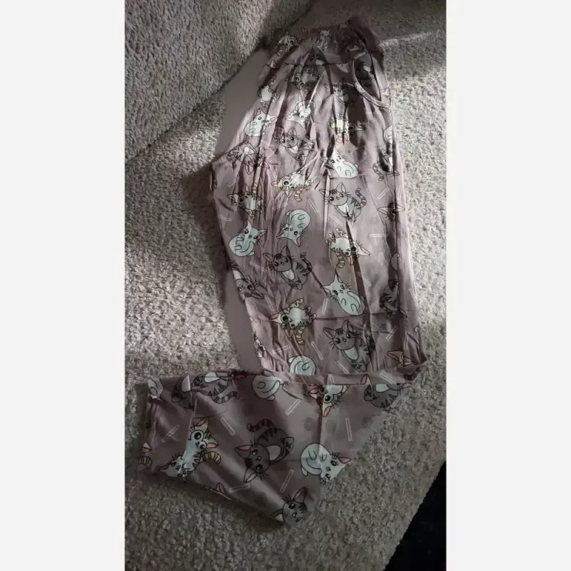 شلوار راحتی طرح عروسکی زنانه برند لیدی سایز 36 تا 48 پارچه خنک و لطیف - تصویر 5