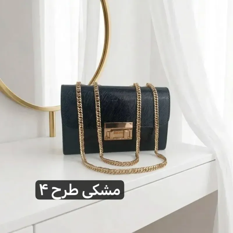 کیف پاسپورتی زنانه چرم مصنوعی بند بلند مجلسی و رسمی - تصویر 5