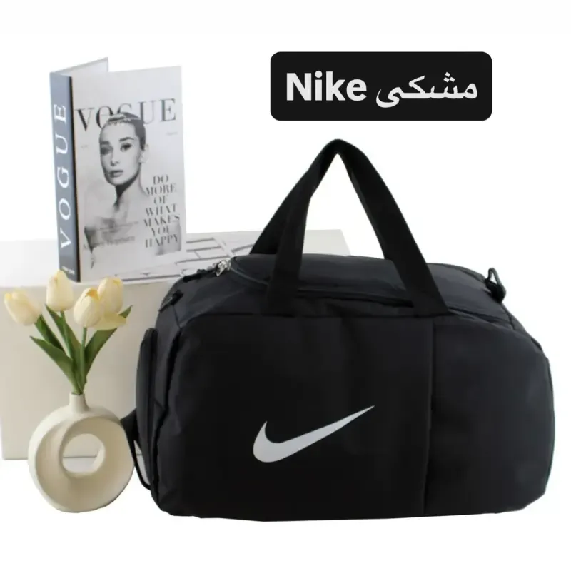 ساک ورزشی و اسپرت پارچهای با بند بلند و جیب بیرونی ابعاد 45x30x20 سانتیمتر - تصویر 5