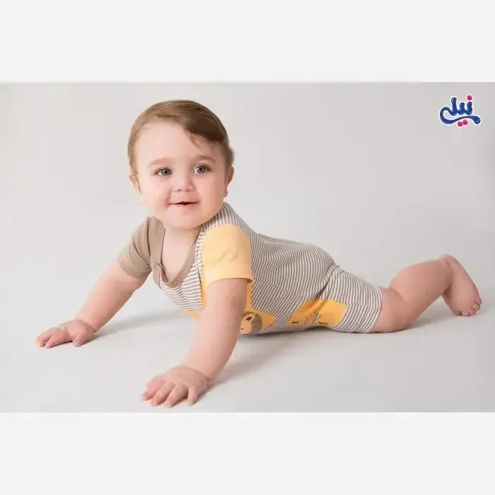 رامپر نوزادی شیر نخ پنبه ضد حساسیت - تصویر 2