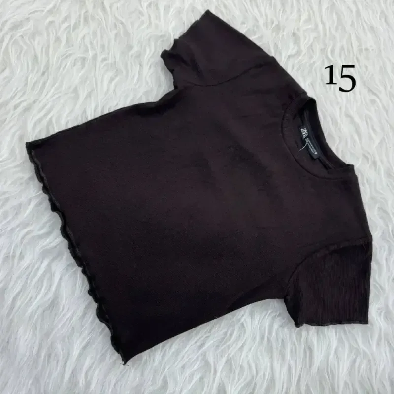 کراپ کبریتی لبه پری کد 1077 زنانه دخترانه چهارفصل تنخور شیک سایزبندی کامل - تصویر 6