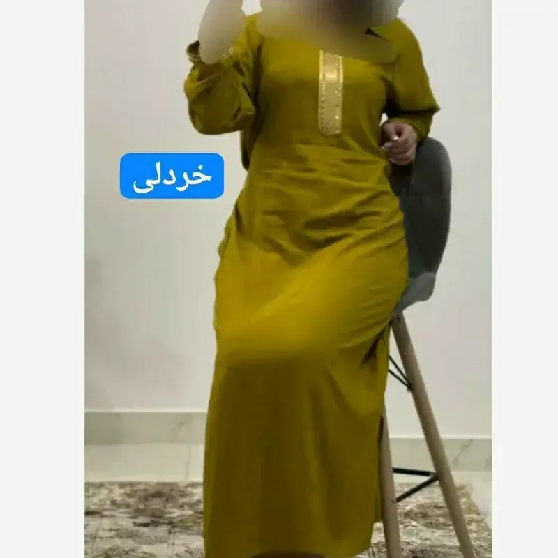 پیراهن ساحلی نخی شسته شده فری سایز زنانه تا سایز 52 کمربنددار بدون آبرفت و رنگ رفت - تصویر 10