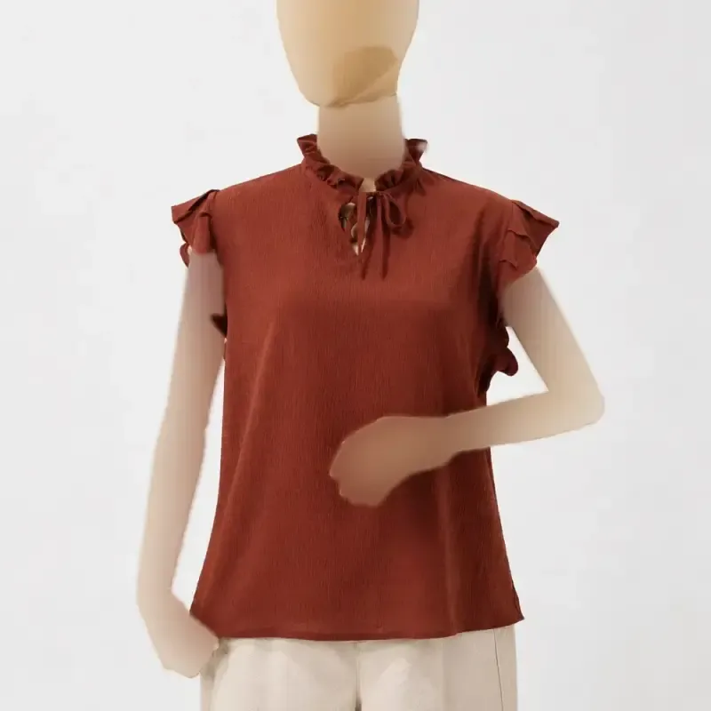 تاپ مجلسی زنانه جنس کریشه کد 1429 - تصویر 7