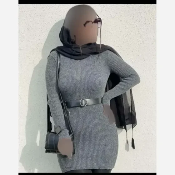 گپ بافت بلند میله ای زنانه فری سایز
