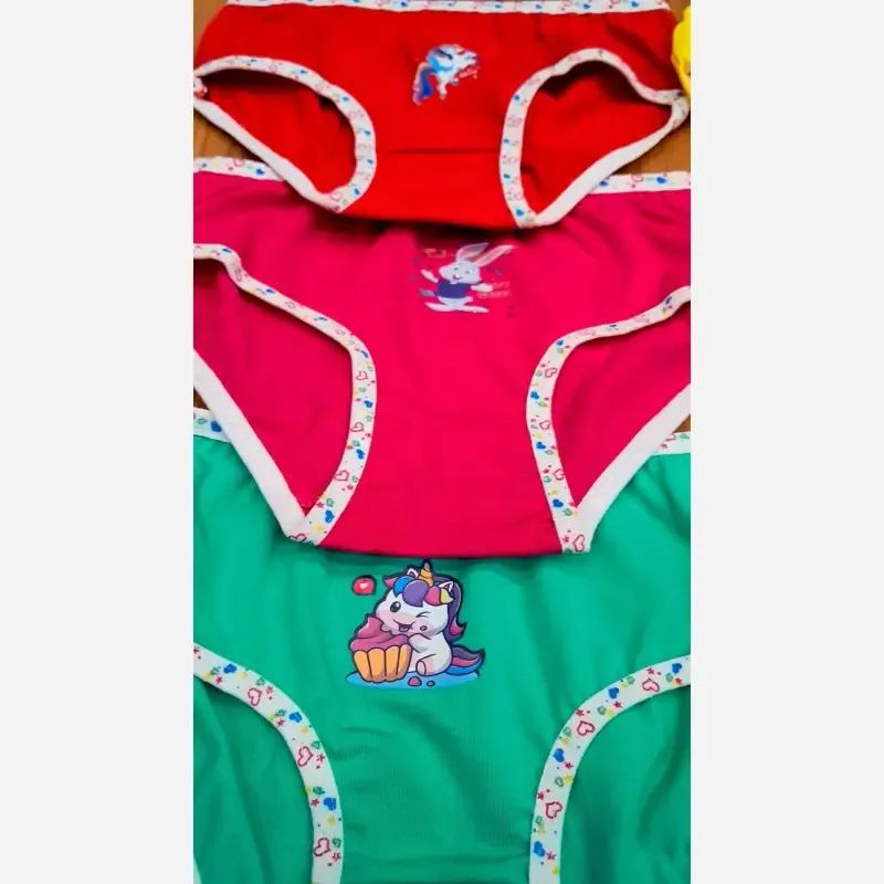 شورت بچگانه دخترانه نخ پنبه نرم و لطیف مناسب استفاده روزانه سایز S L XL - تصویر 2