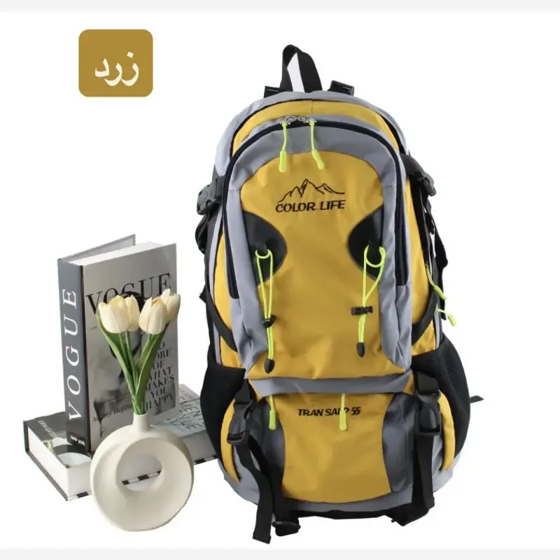 کوله پشتی مسافرتی و ورزشی پارچه ای چهار جیب بیرونی - تصویر 5