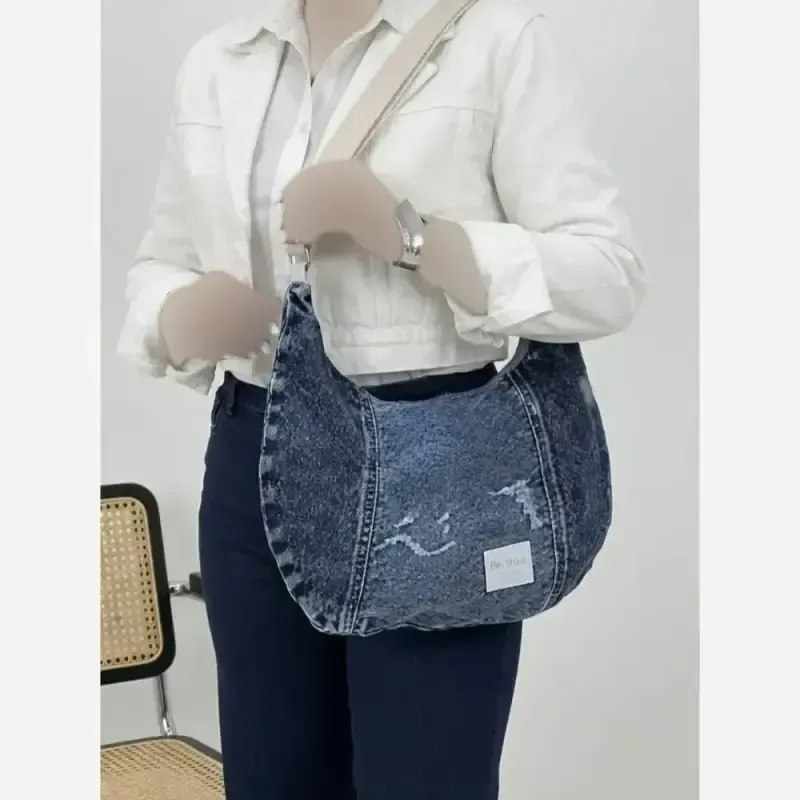 کیف دوشی جین سنگشور لی خارجی ابعاد 40 در 28 سانتی متر - تصویر 3