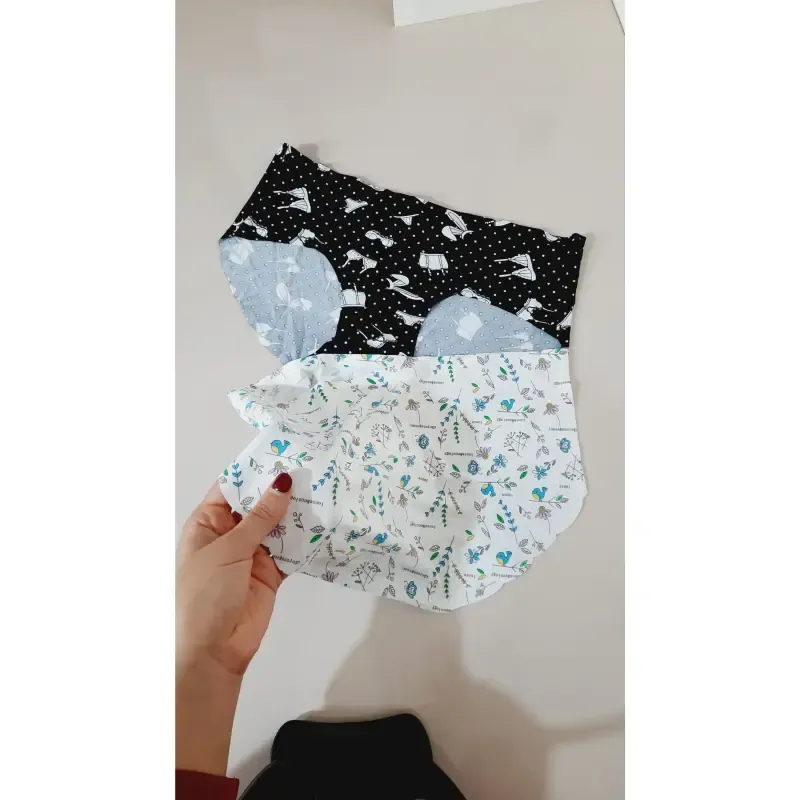 شورت لیزری زنانه اسلیپ فاق متوسط طرحدار SUSA سایز M و L - تصویر 5