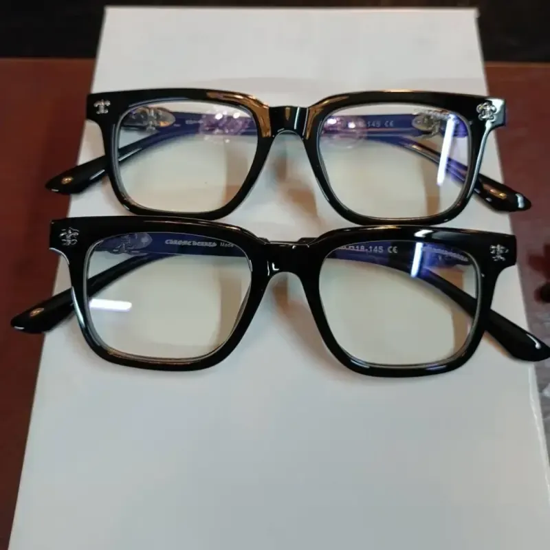 عینک طبی بلوکات و UV400 کروم هارتز فریم TR90 نرم و نشکن مناسب کامپیوتر و موبایل رنگ کرم - تصویر 7