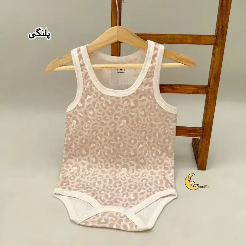 بادی رکابی بچگانه کوالا کیدز نخ پنبه کبریتی زیردکمه - تصویر 3