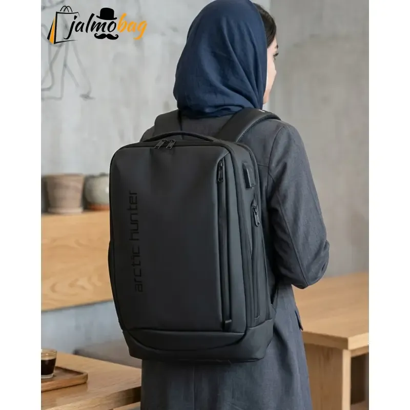 کوله پشتی دانشجویی آرکتیک هانتر ضد آب لپ تاپ دار USB دار - تصویر 15