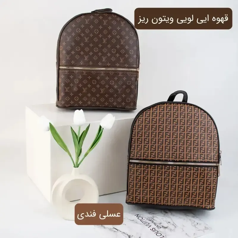 کوله پشتی چرم مصنوعی اسپرت و روزمره ابعاد 30 در 25 سانتیمتر - تصویر 4