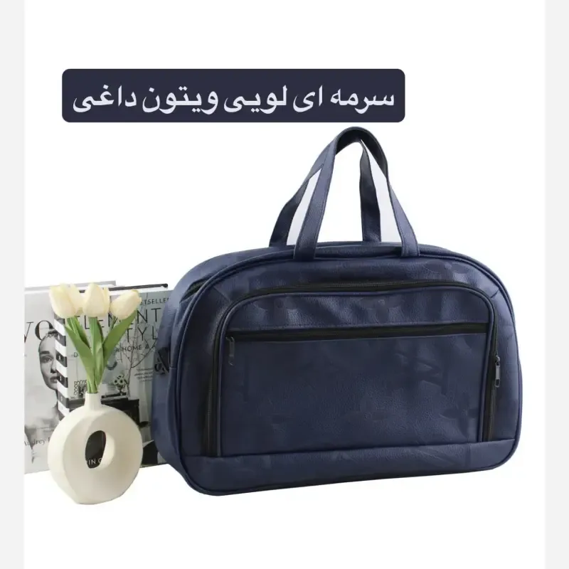 ساک دستی چرم مصنوعی زنانه روزمره و مهمانی با بند بلند - تصویر 2
