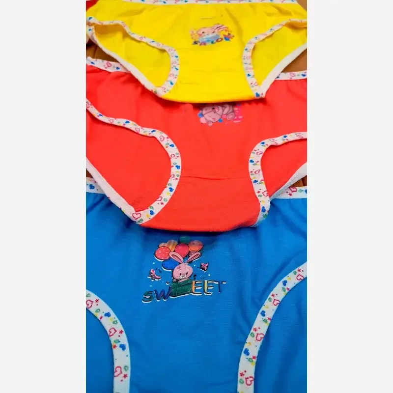 شورت بچگانه دخترانه نخ پنبه نرم و لطیف مناسب استفاده روزانه سایز S L XL - تصویر 3