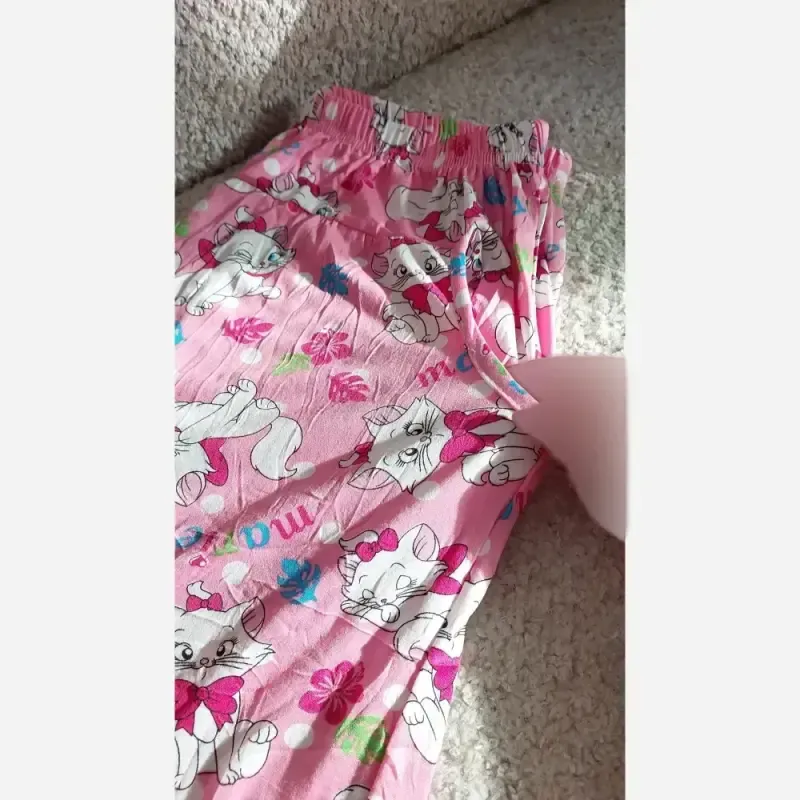 شلوار راحتی طرح عروسکی زنانه برند لیدی سایز 36 تا 48 پارچه خنک و لطیف - تصویر 7