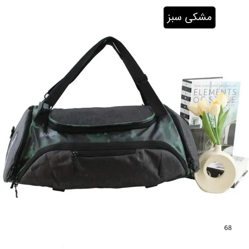 ساک ورزشی اسپرت پارچه ای با بند بلند و جیب بیرونی - تصویر 3