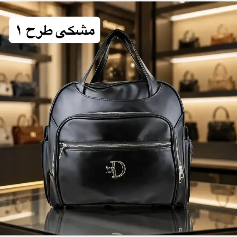 کیف زنانه چرم مصنوعی روزمره مسافرتی مهمانی - تصویر 2