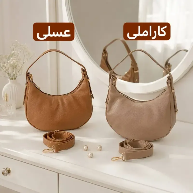 کیف پاسپورتی چرم مصنوعی زنانه اسپرت و روزمره بند بلند - تصویر 6