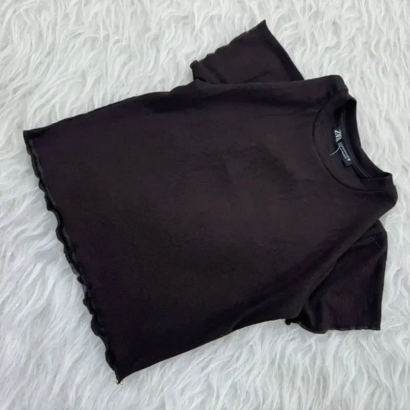 کراپ کبریتی لبه پری کد 1077 زنانه دخترانه چهارفصل تنخور شیک سایزبندی کامل - تصویر 7