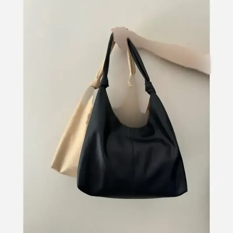 کیف زنانه شرانگ خارجی بند گره به همراه کیف آرایش سایز 33-38 - تصویر 2
