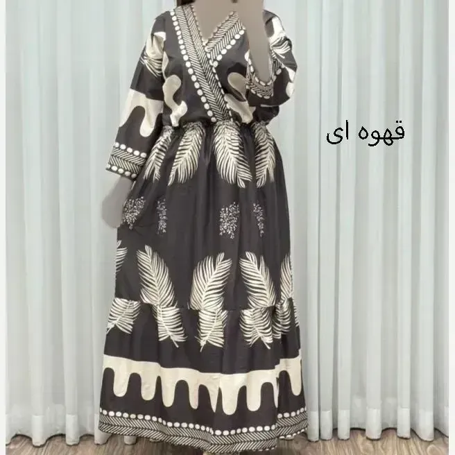 پیراهن ساحلی آیلین فلور بوگاتی فری سایز زنانه کد 1746 مناسب تا سایز 46 - تصویر 7