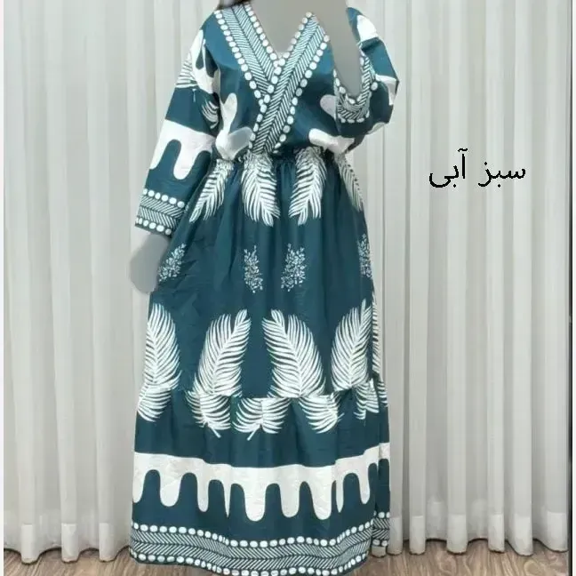 پیراهن ساحلی آیلین فلور بوگاتی فری سایز زنانه کد 1746 مناسب تا سایز 46 - تصویر 3