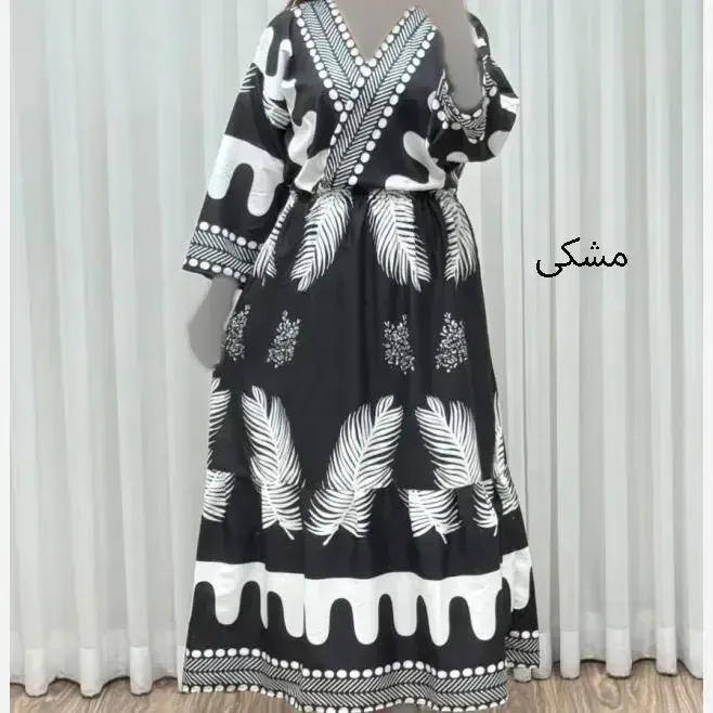 پیراهن ساحلی آیلین فلور بوگاتی فری سایز زنانه کد 1746 مناسب تا سایز 46 - تصویر 5