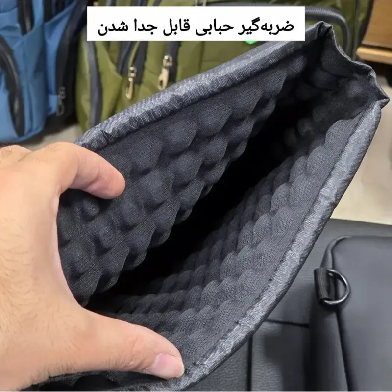 کیف اداری لپتاپی 3 کاره اسپرت مناسب لپتاپ تا 14.1 اینچ - تصویر 16