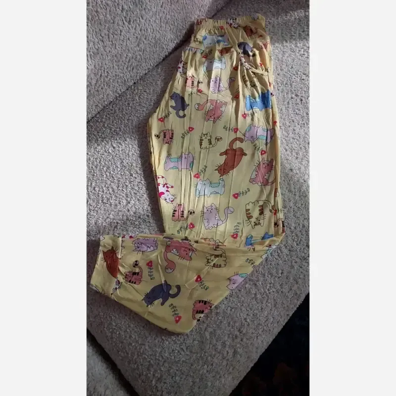 شلوار راحتی طرح عروسکی زنانه برند لیدی سایز 36 تا 48 پارچه خنک و لطیف - تصویر 6