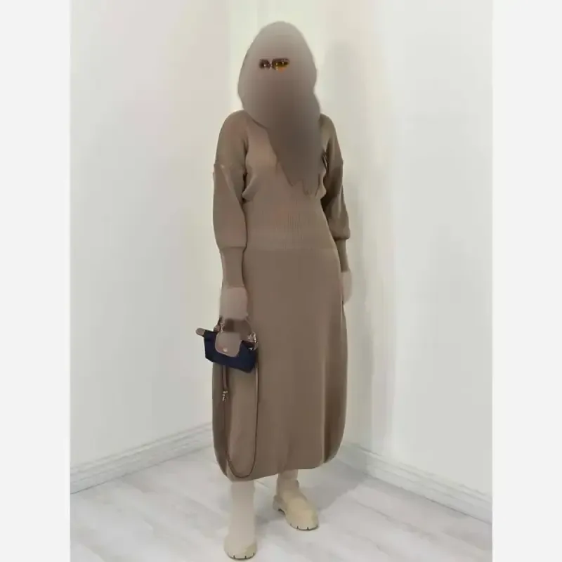 کفتان بافت ساعت شنی کلاهدار مدل ماهتیسا فری سایز - تصویر 12