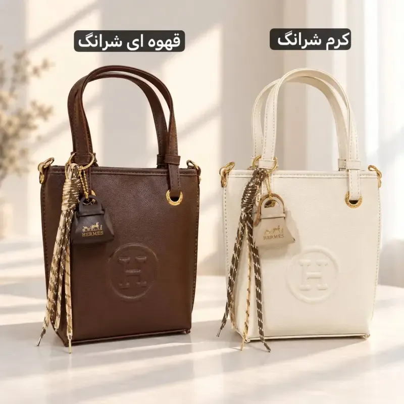 کیف دخترانه چرم مصنوعی روزمره و رسمی با بند بلند - تصویر 5