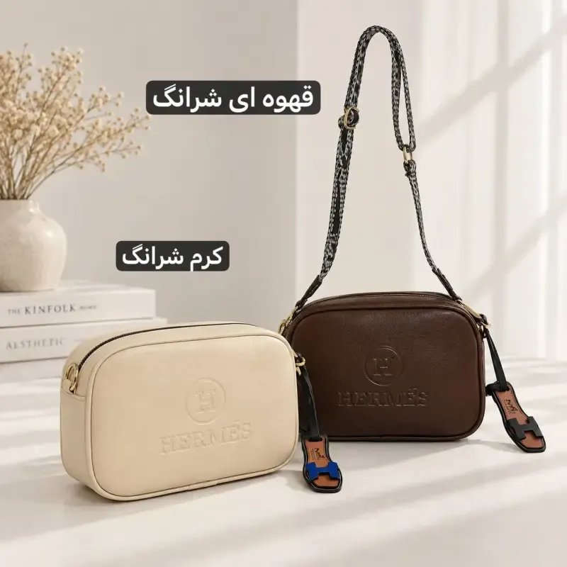 کیف زنانه چرم مصنوعی روزمره با بند بلند و جیب داخلی - تصویر 7
