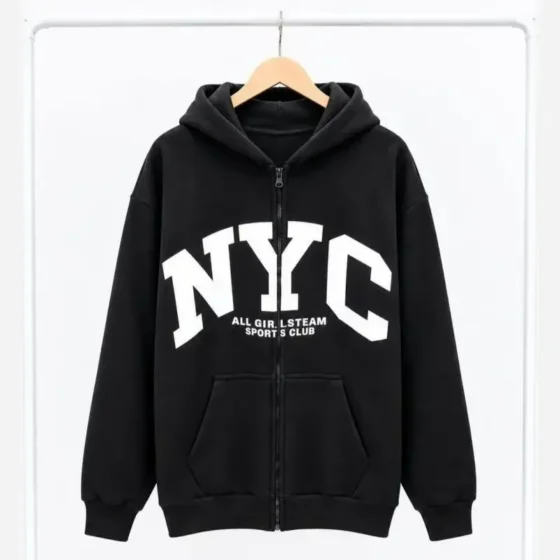 سویشرت NYC فلامنت داخل کرکی فری سایز