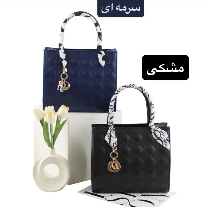 کیف زنانه چرم مصنوعی روزمره و مجلسی مدل سه بند - تصویر 2