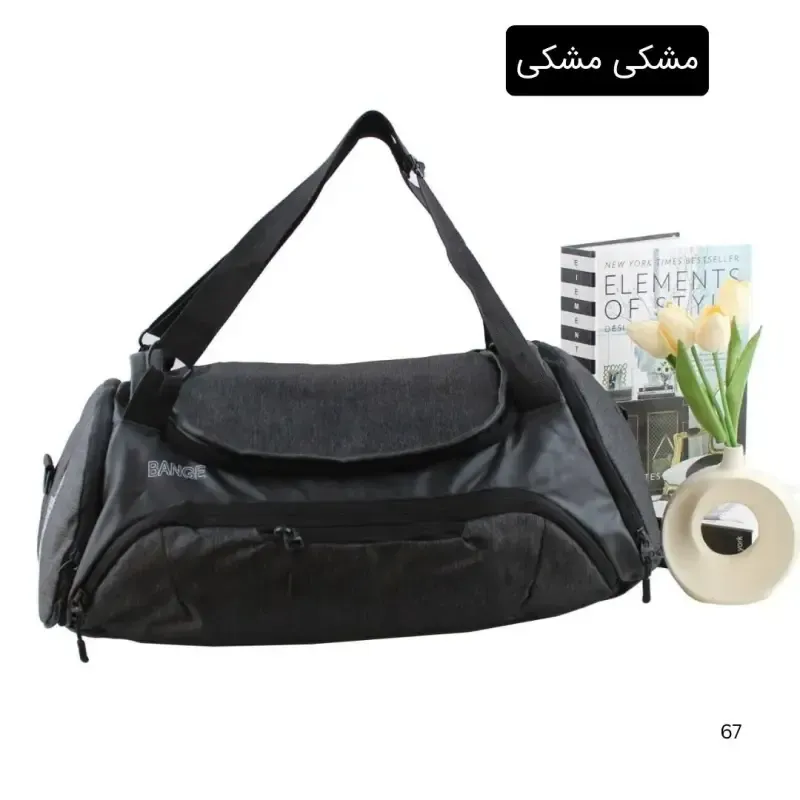 ساک ورزشی اسپرت پارچه ای با بند بلند و جیب بیرونی - تصویر 5