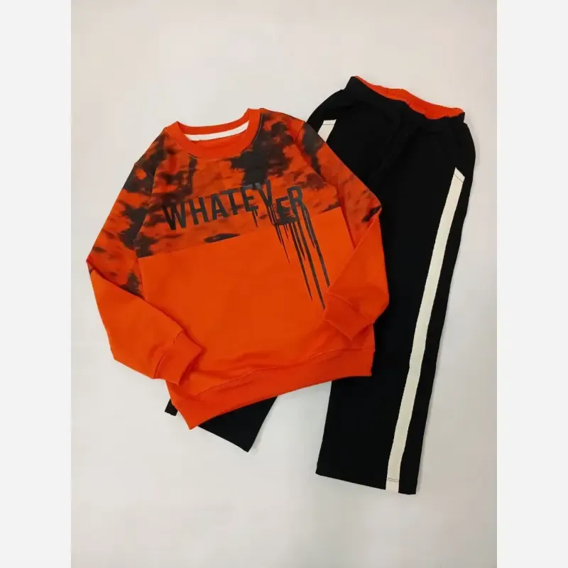 بلوز و شلوار بگ پنبه دورس لاکرا درجه یک چاپ ترام و زول سایز 45 تا 60 - تصویر 3