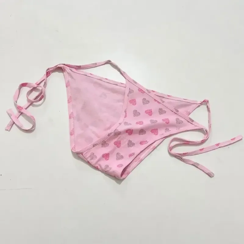 شورت بیکینی گره ای زنانه کد 1420 با قابلیت تنظیم دور کمر - تصویر 6