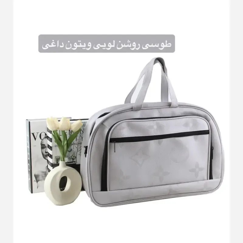 ساک دستی چرم مصنوعی زنانه روزمره و مهمانی با بند بلند - تصویر 4