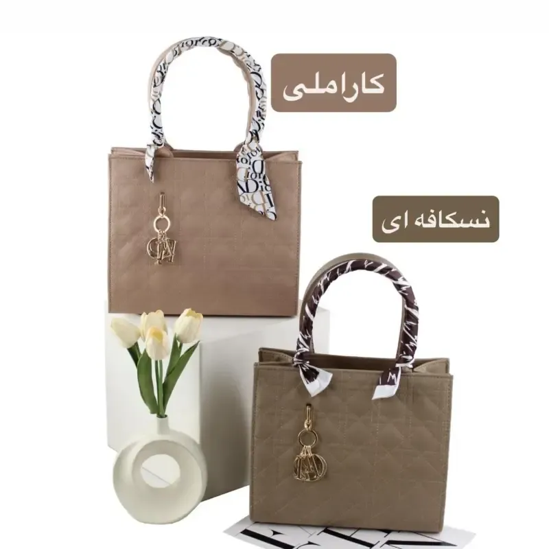 کیف زنانه چرم مصنوعی روزمره و مجلسی مدل سه بند - تصویر 4