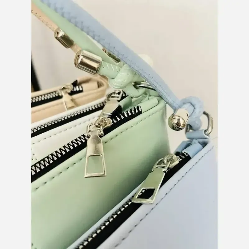 کیف فانتزی صابونی شیک رنگبندی متنوع - تصویر 6