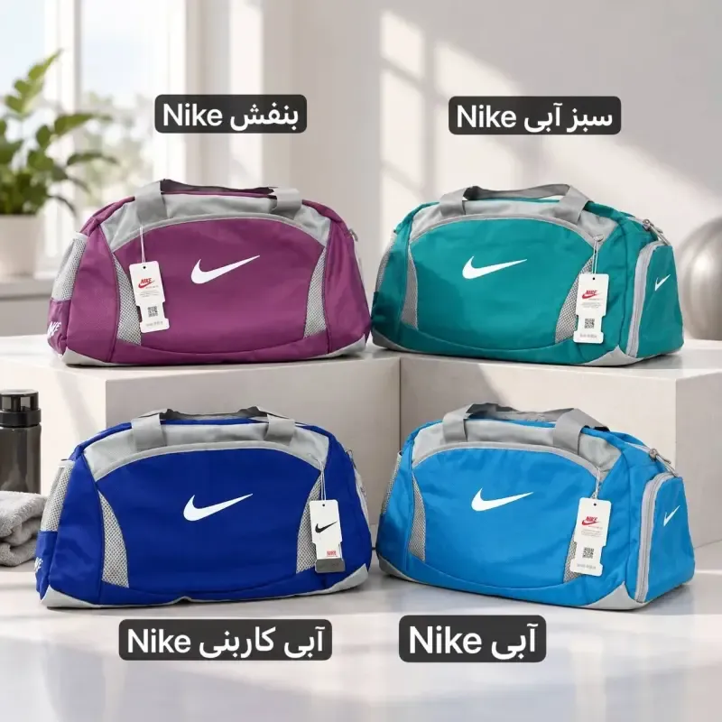 ساک ورزشی جنس خلبانی ابعاد 46 در 30 سانتیمتر با 4 جیب بیرونی و بند بلند - تصویر 8