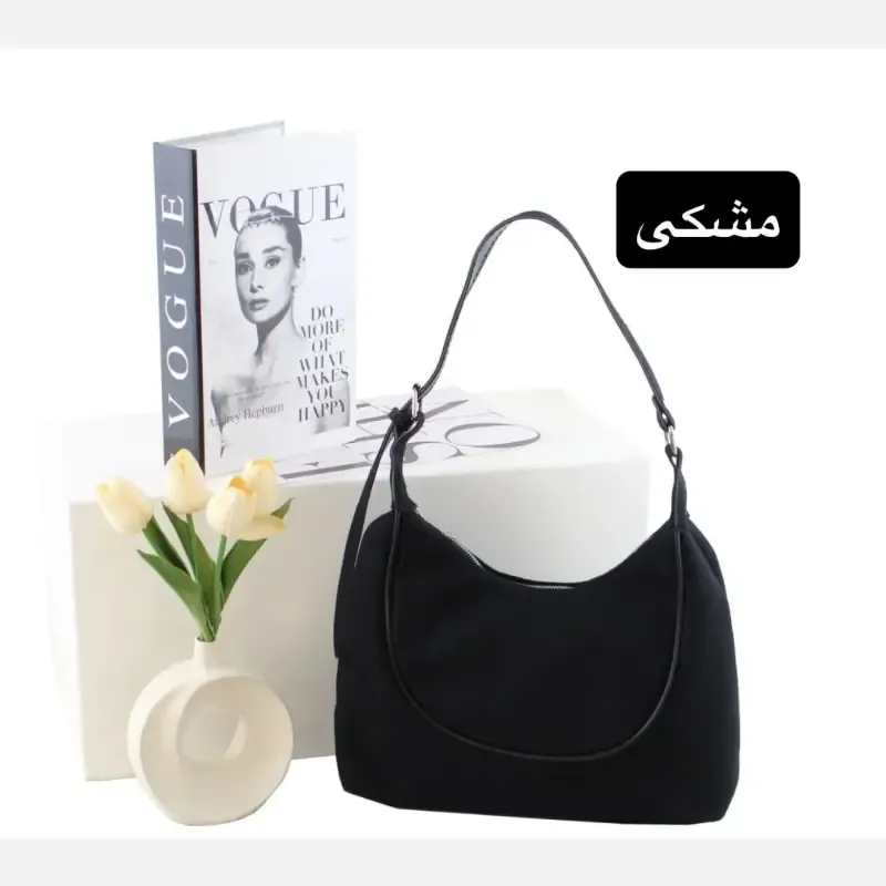 کیف زنانه پارچه ای اسپرت و روزمره زیپ دار - تصویر 6