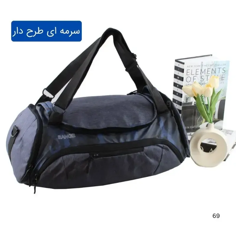 ساک ورزشی اسپرت پارچه ای با بند بلند و جیب بیرونی - تصویر 4