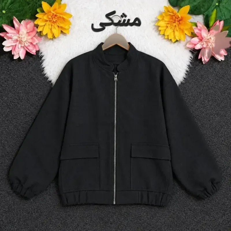 بامبر جکت فلونزی ضخیم و گرم زنانه اسپرت رنگی - تصویر 10