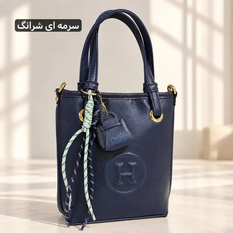 کیف دخترانه چرم مصنوعی روزمره و رسمی با بند بلند - تصویر 7