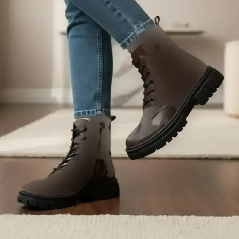 نیم بوت زنانه بندی بغل زیپ راحت و با کیفیت سایز 37 تا 40 - تصویر 2
