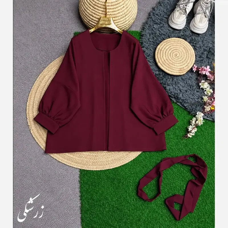 کت تک زنانه جنس سوپرمازراتی اعلا فری سایز رنگ بندی متنوع - تصویر 11