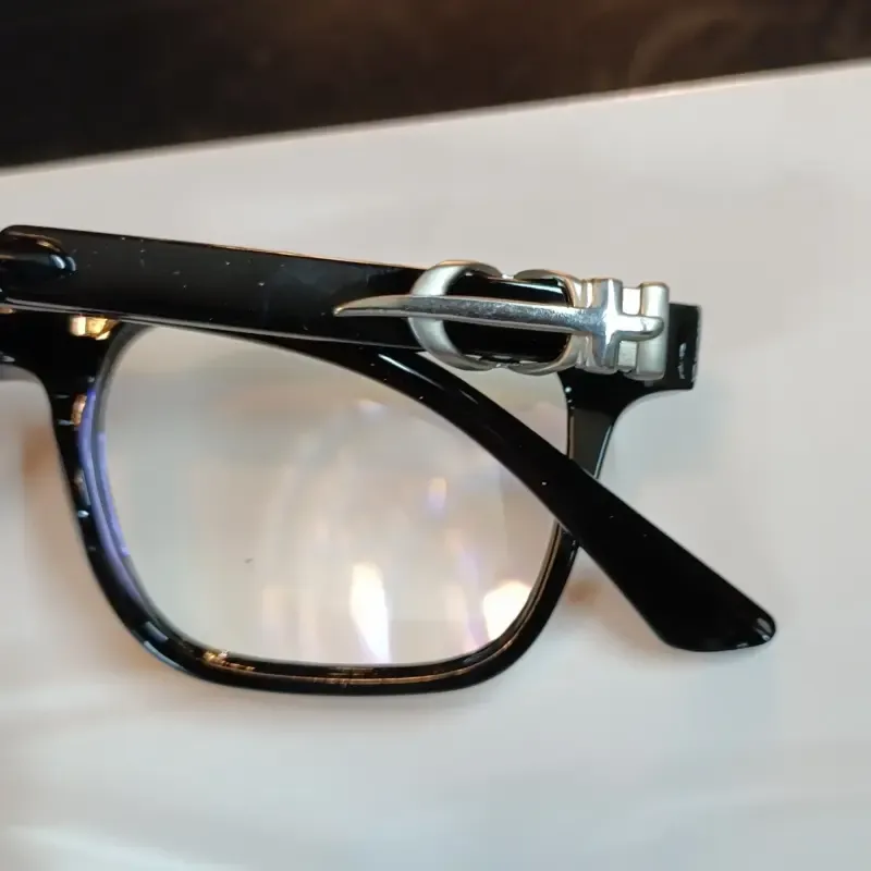 عینک طبی بلوکات و UV400 کروم هارتز فریم TR90 نرم و نشکن مناسب کامپیوتر و موبایل رنگ کرم - تصویر 2