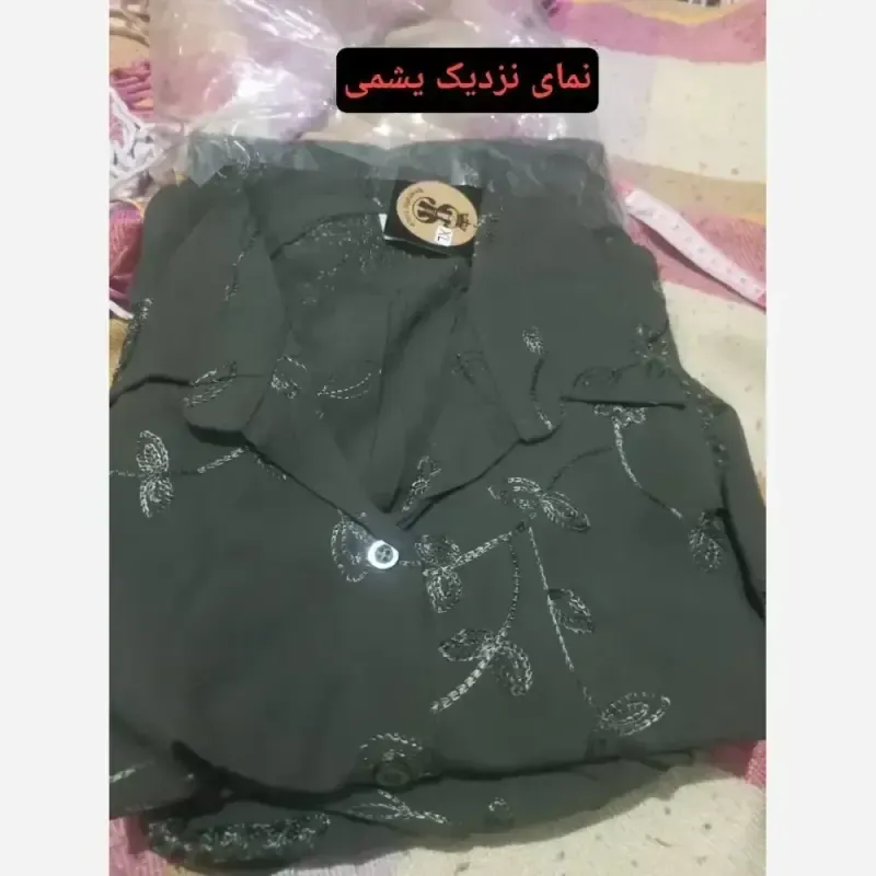 شومیز زنانه خامه دوزی نخی قواره دار کیفیت عالی مدل ماریا - تصویر 3