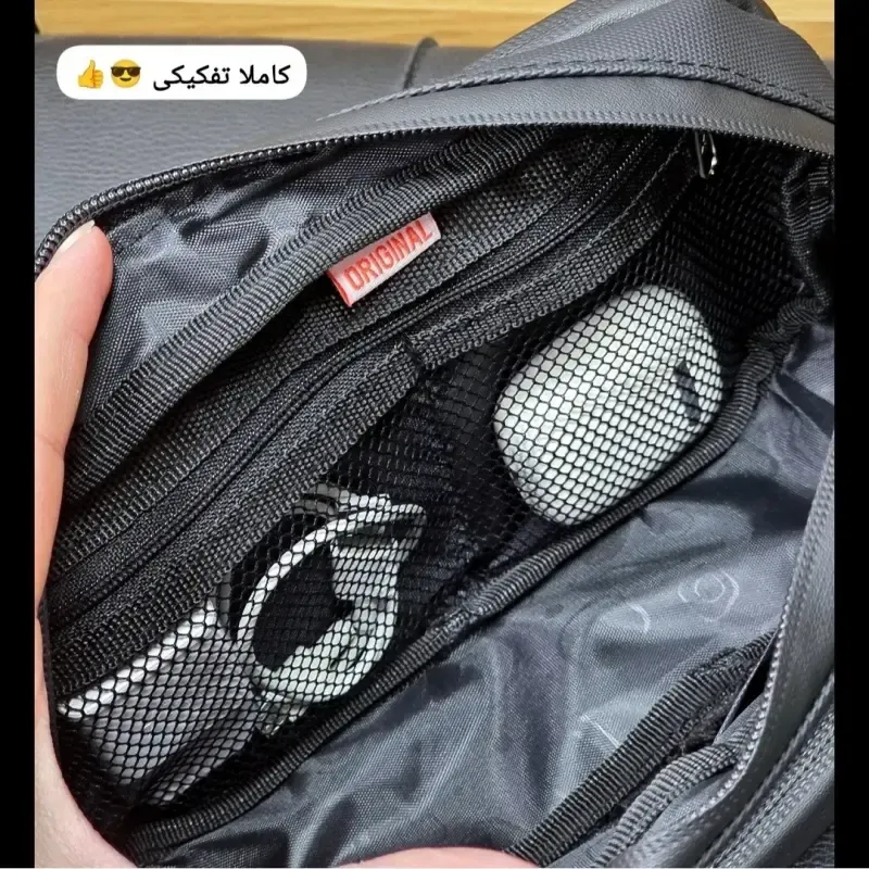 کیف دستی مردانه ضد آب گرین لاین جنس اسکین سیلیکونی ابعاد 13 در 23 سانتی متر - تصویر 8